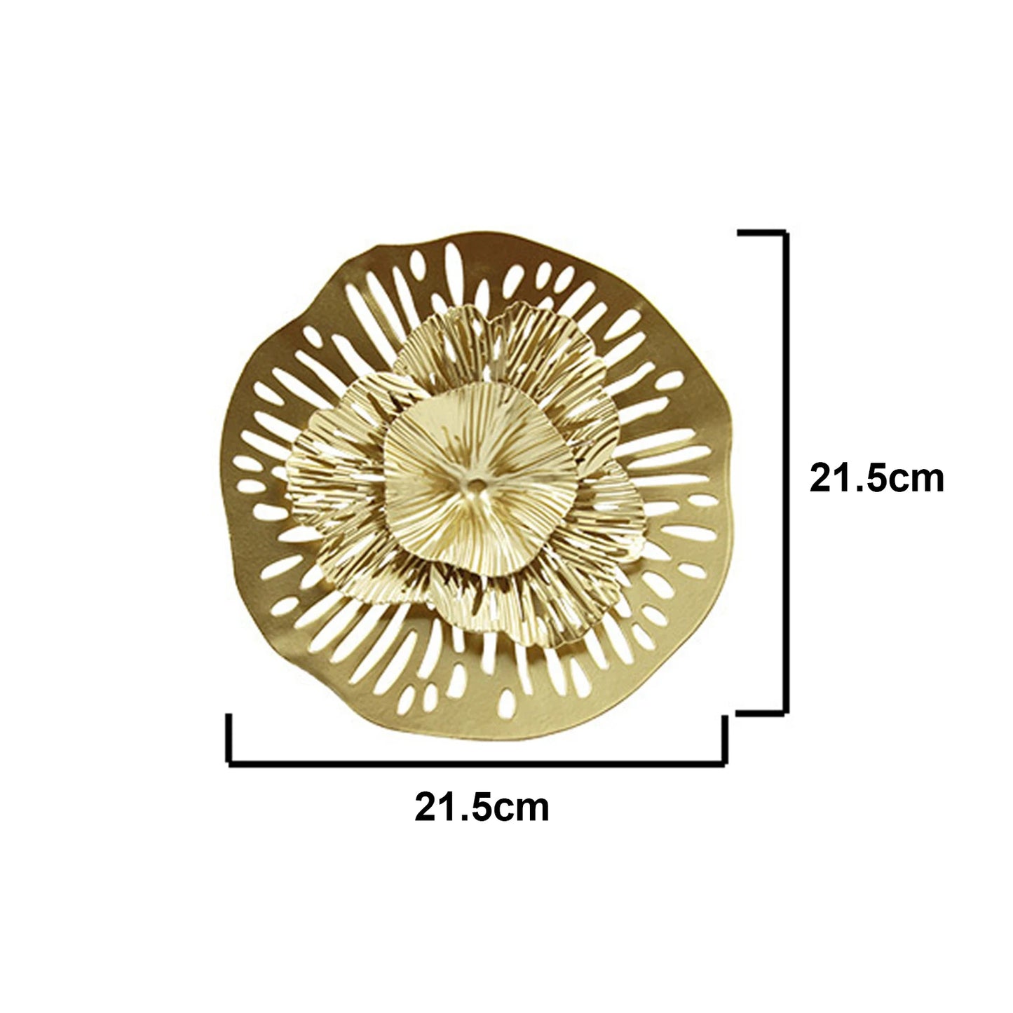 Rosas-Décoration murale métal design – Disques artistiques modernes