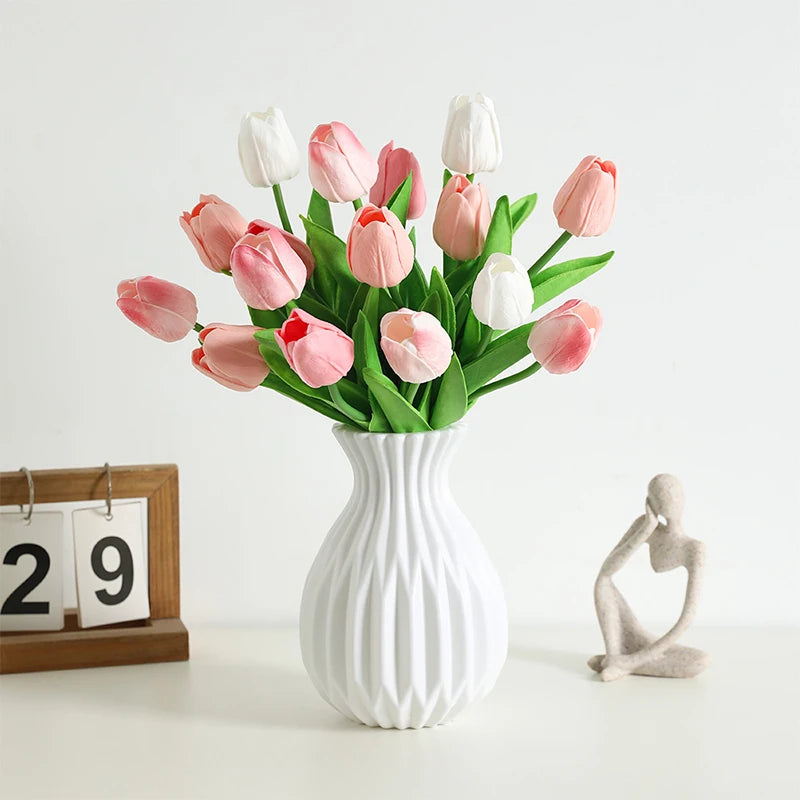 Maro-Vase décoratif nordique texturé – Design élégant et moderne