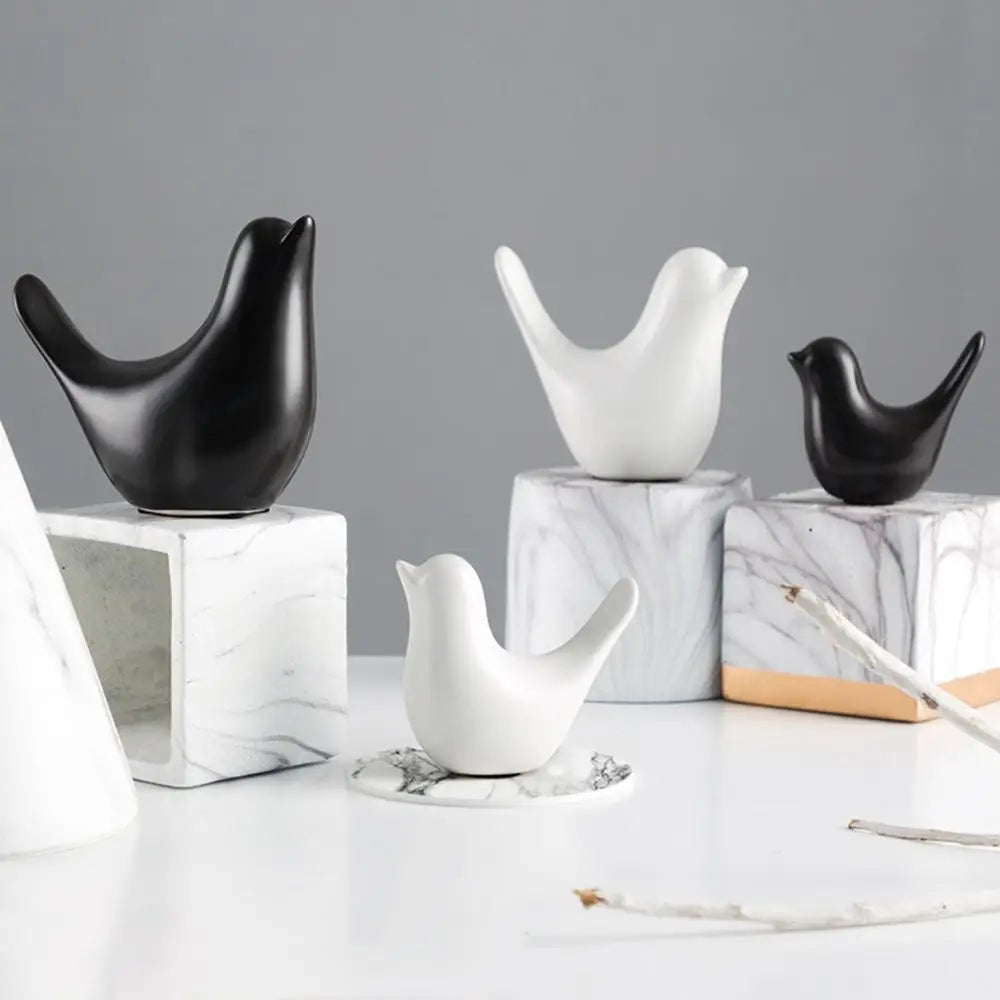Sculpture d’oiseau en céramique – Décoration moderne