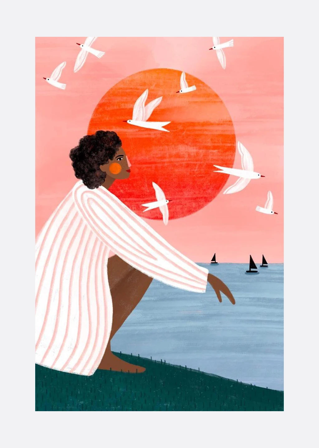 Poésie-Affiche abstraite moderne pour décoration murale