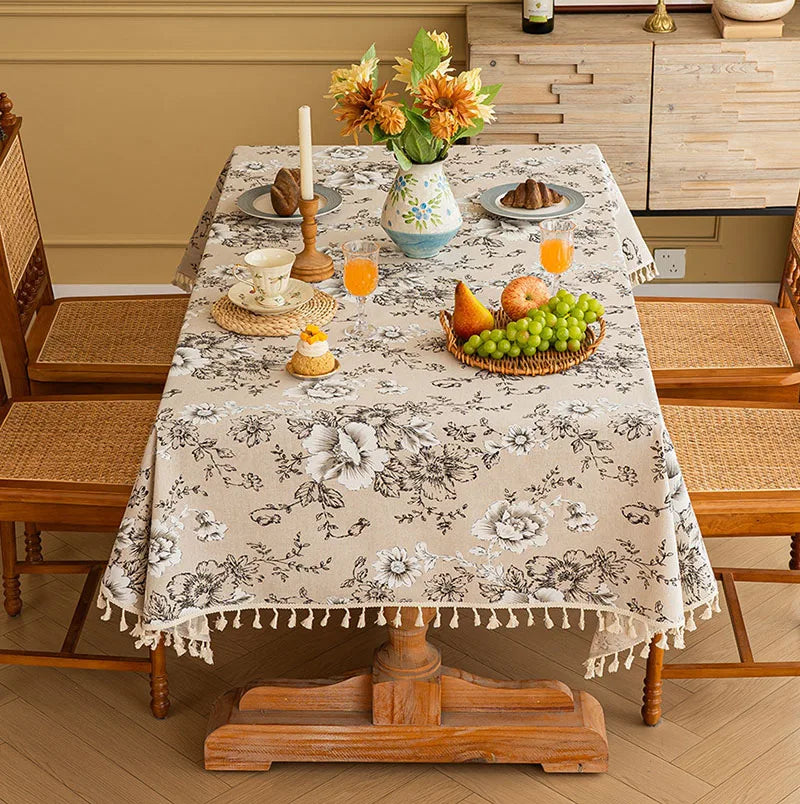 Napoli-Nappe de table rectangulaire – Motifs au choix, style élégant