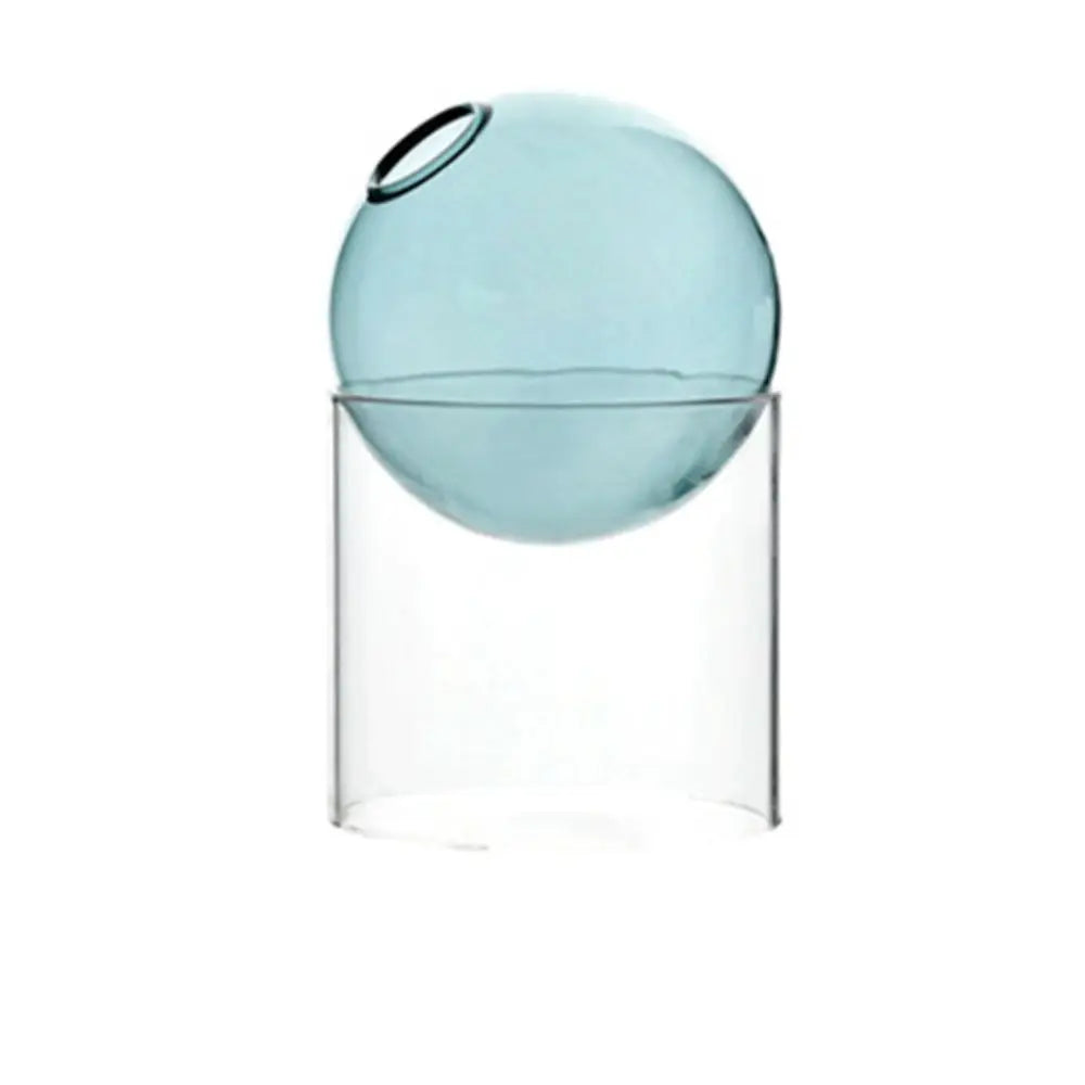 Vase Soliflore Boule en Verre Coloré