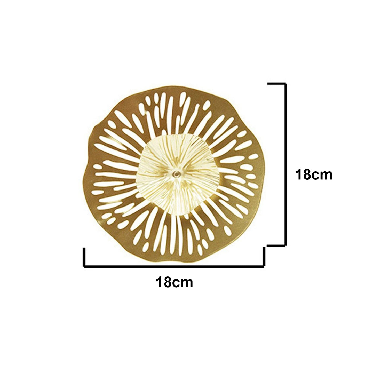 Rosas-Décoration murale métal design – Disques artistiques modernes