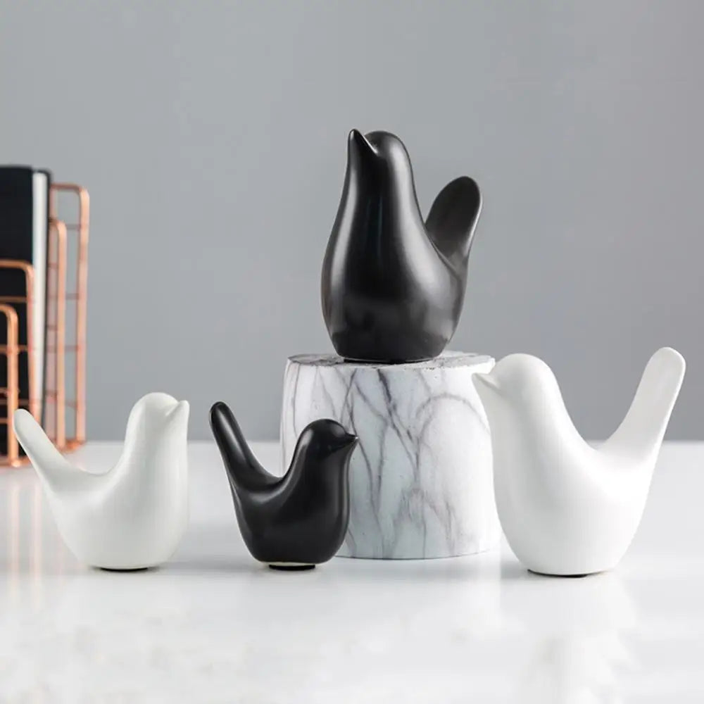 Sculpture d’oiseau en céramique – Décoration moderne