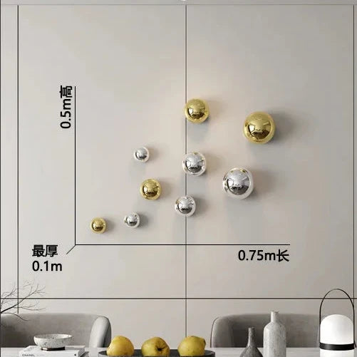 Sfera-Décoration murale design moderne – composition artistique grand format