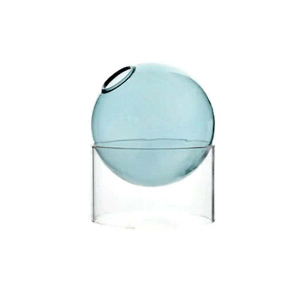 Vase Soliflore Boule en Verre Coloré