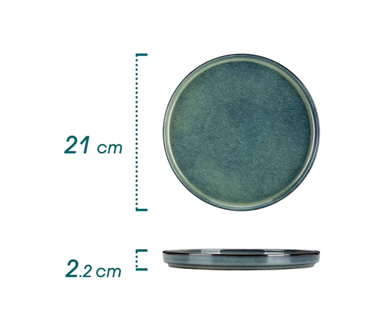 Service de table vert texturé – Collection Élégance - (4, 8 ou 12 personnes)