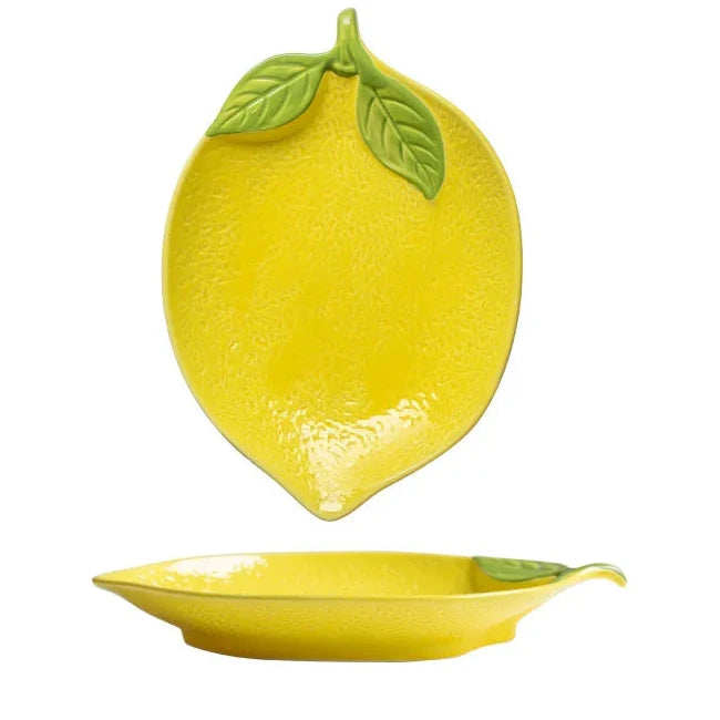 Lemon-Assiette citron design – L'italie dans votre assiette