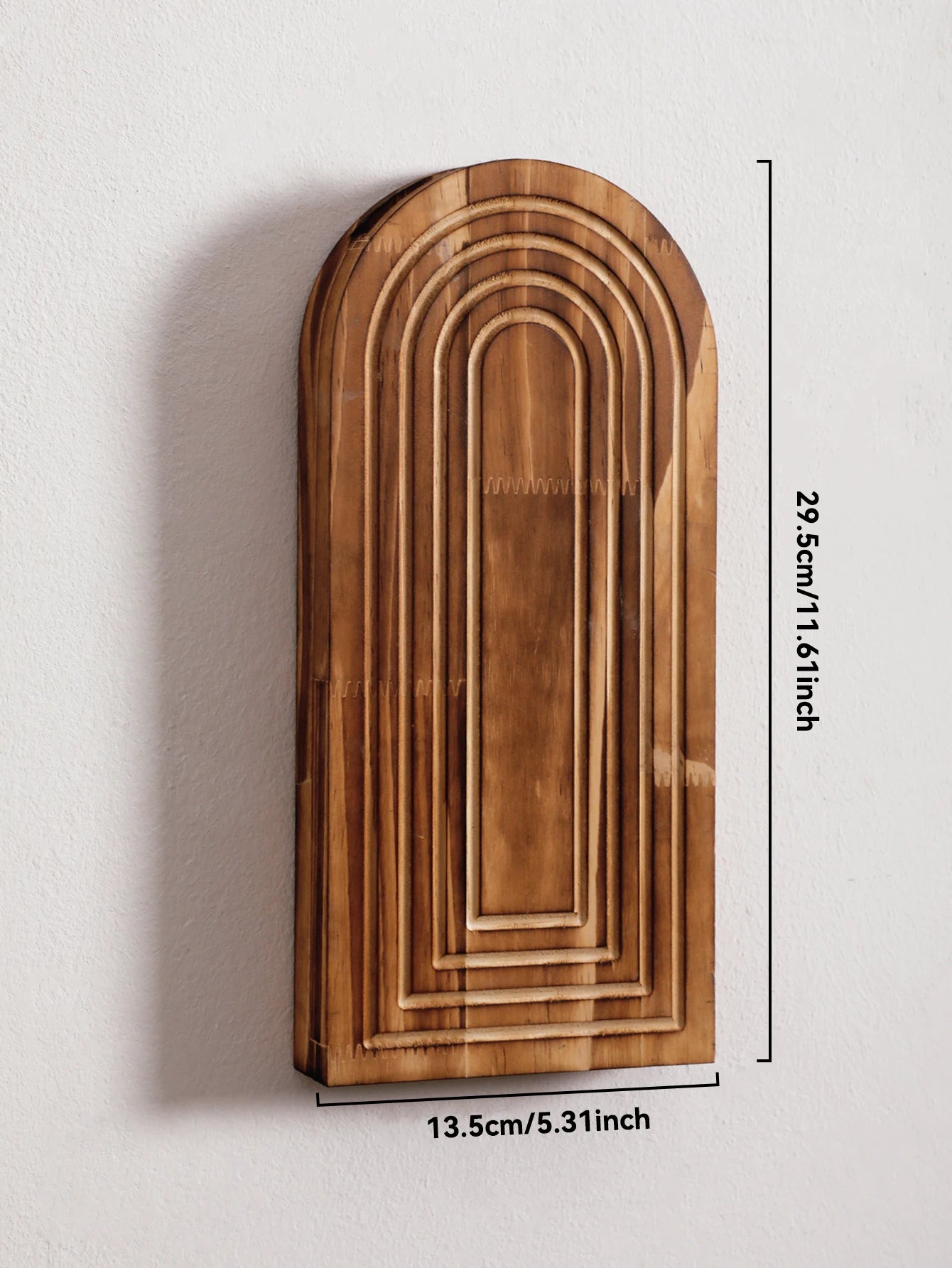 Fuita-Vase mural en bois bohème – décoration murale naturelle (à l’unité ou en lot de 2)