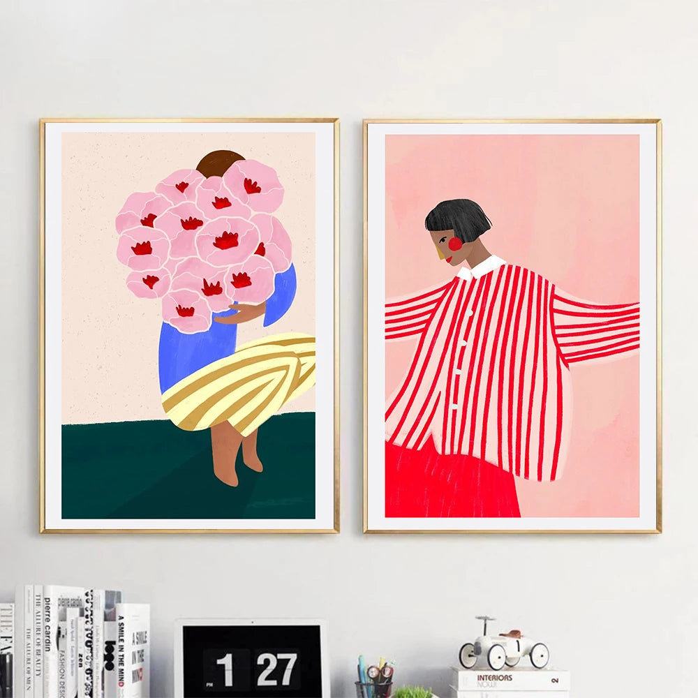 Poésie-Affiche abstraite moderne pour décoration murale