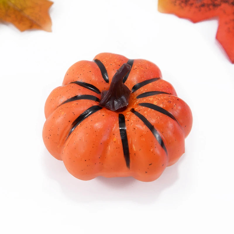 Mini citrouille artificielle décorative – Ornement d’automne