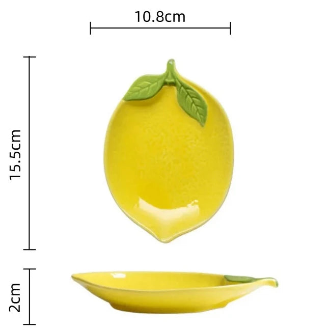Lemon-Assiette citron design – L'italie dans votre assiette