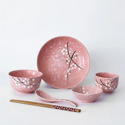 Corol-Set de vaisselle japonaise en céramique – 6 pièces