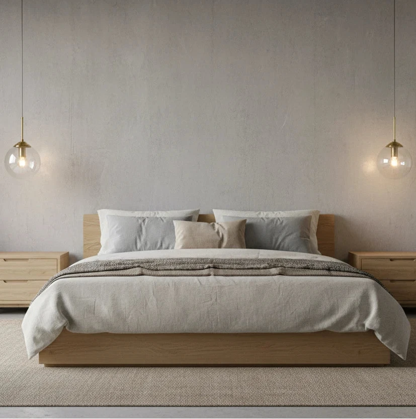 Marbella-Suspension verre ambré design – Luminaire moderne E27 pour salon ou salle à manger