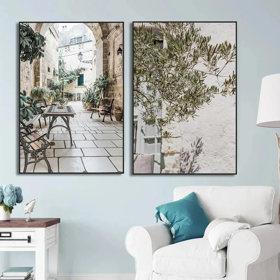 Baumanière-Affiche murale minimaliste – plusieurs motifs et tailles disponibles